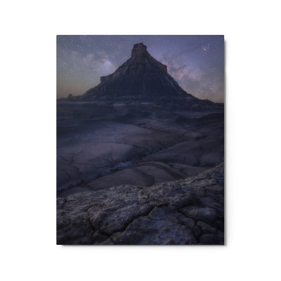 Factory Butte Night Metal