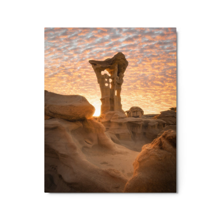 Alien Throne Sunset Metal