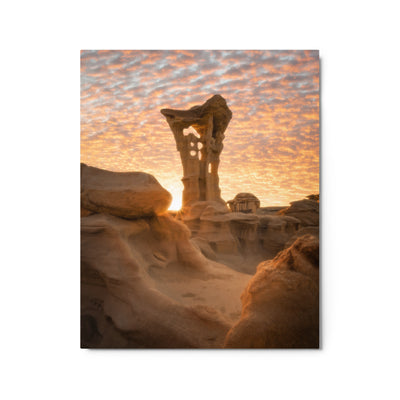 Alien Throne Sunset Metal