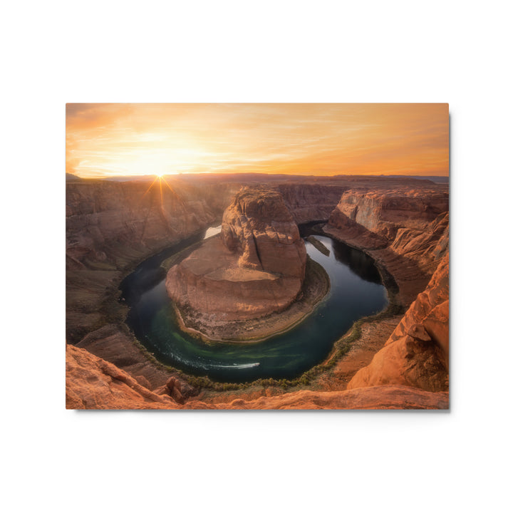 Horseshoe Bend Sunset Metal