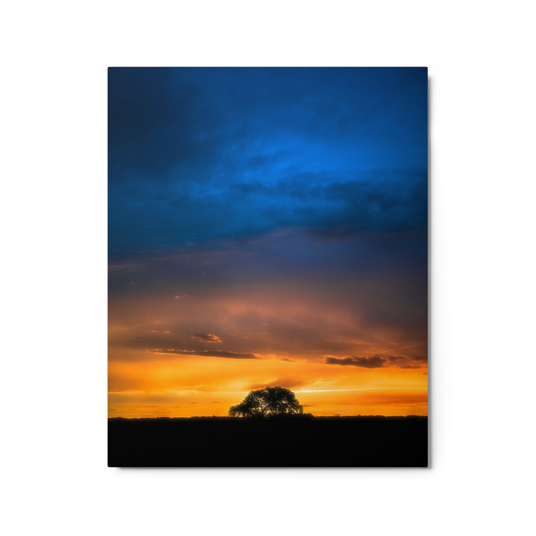Texas Panhandle Sunset Metal