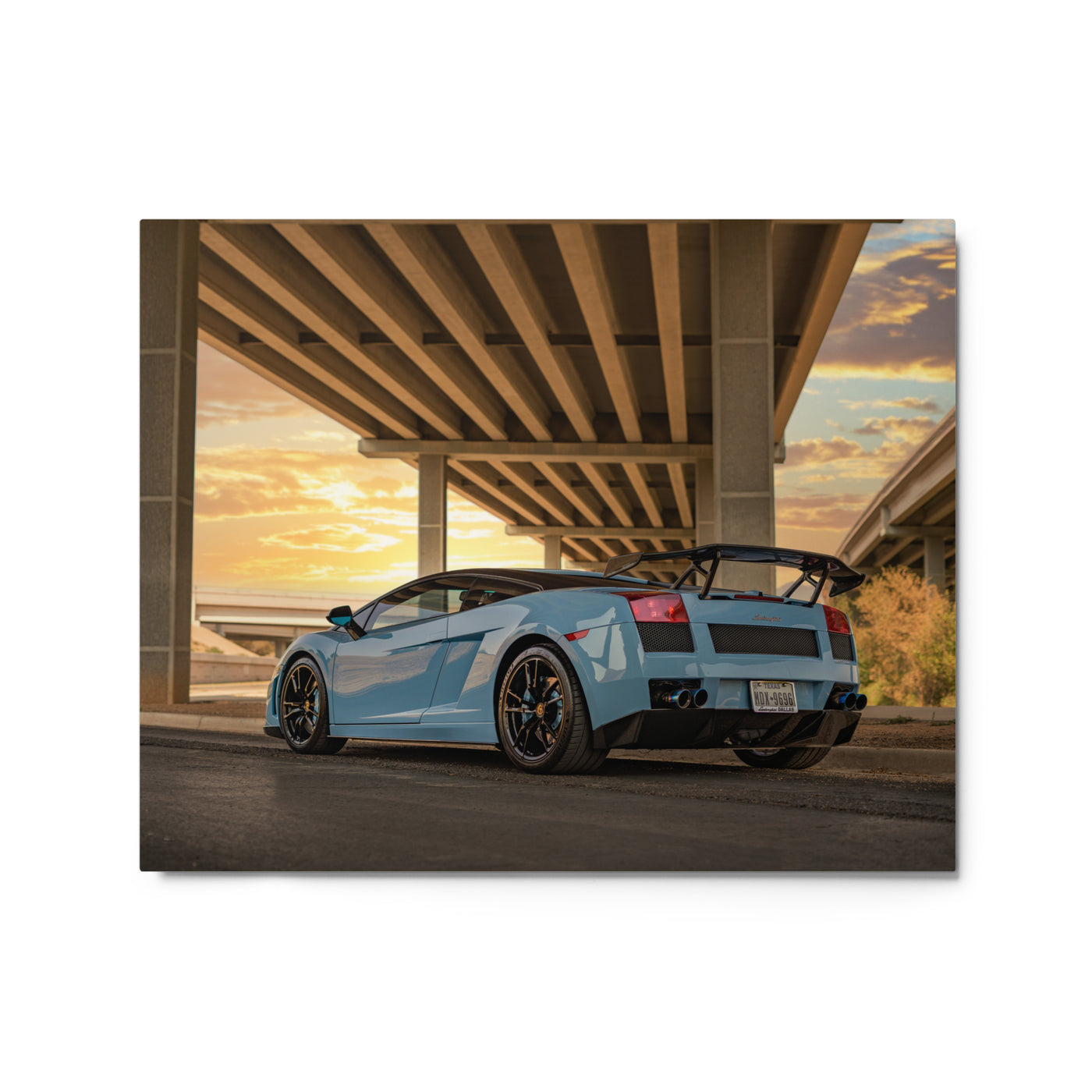 Lamborghini Gallardo Sunset Metal
