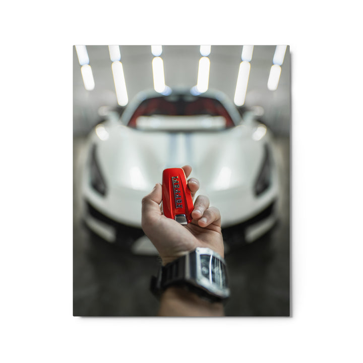 Ferrari 488 Pista Key Metal