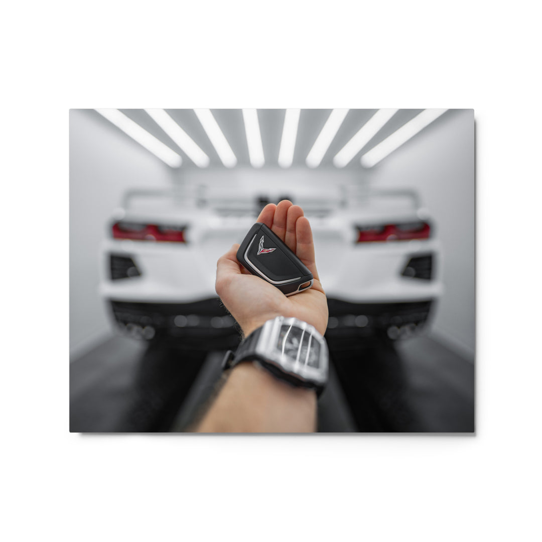 C8 Corvette Key Metal