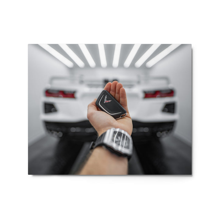 C8 Corvette Key Metal