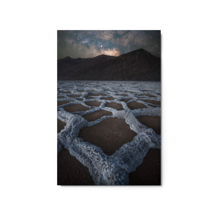 Badwater Basin Nightscape Metal