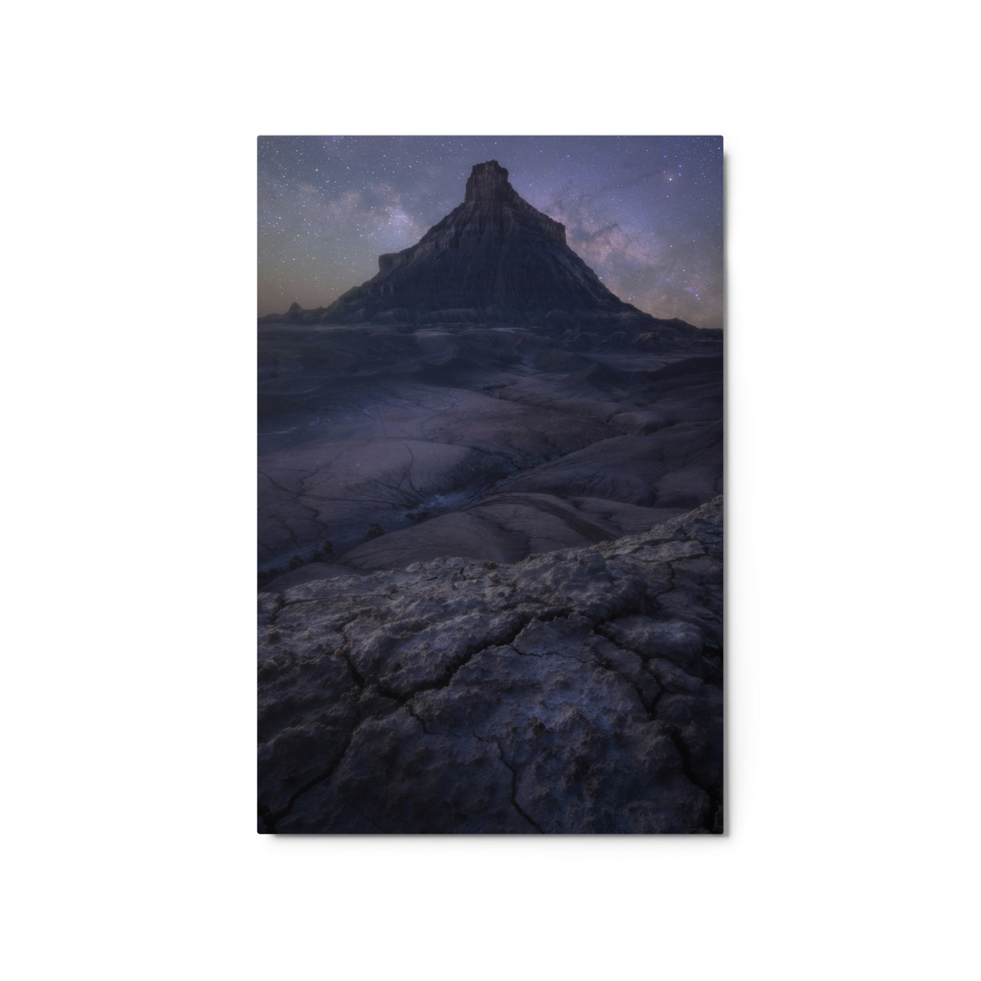 Factory Butte Night Metal