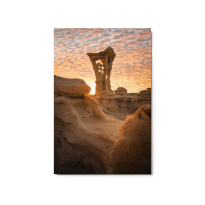 Alien Throne Sunset Metal