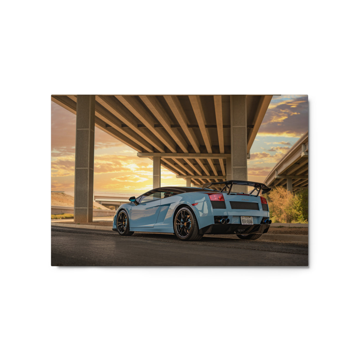 Lamborghini Gallardo Sunset Metal