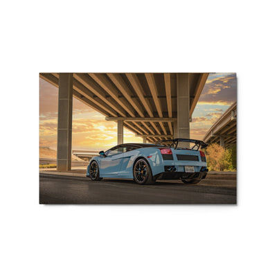 Lamborghini Gallardo Sunset Metal