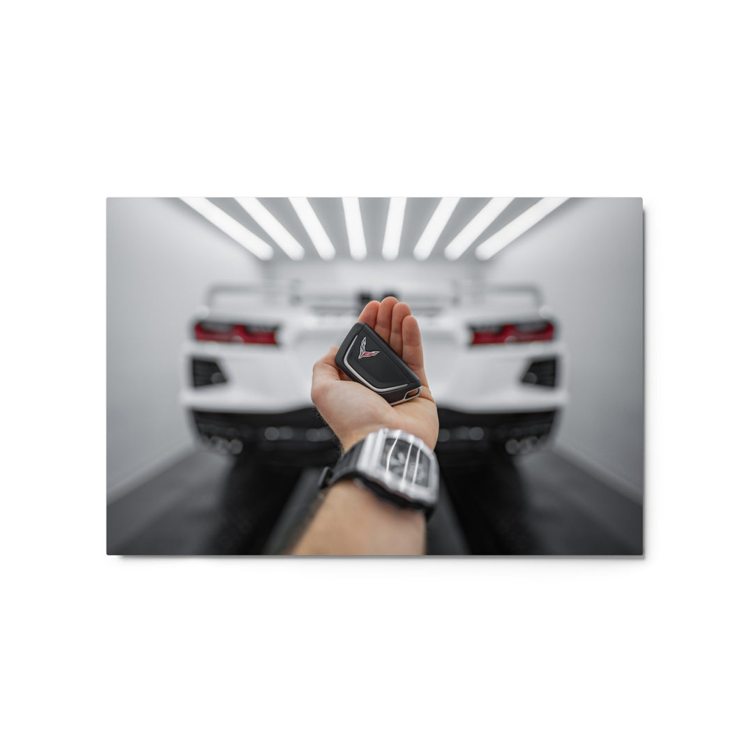 C8 Corvette Key Metal