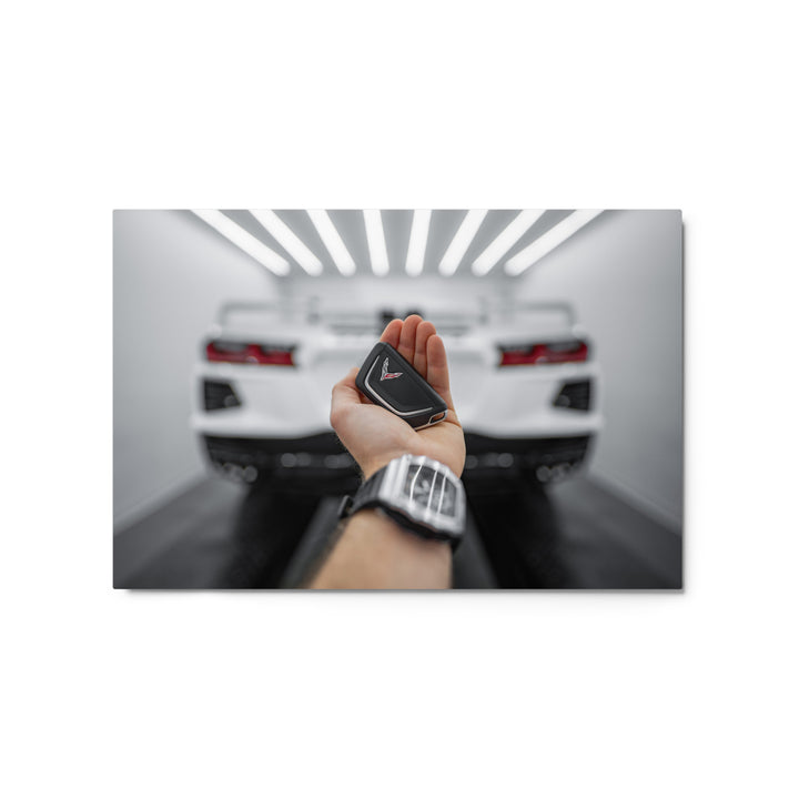 C8 Corvette Key Metal