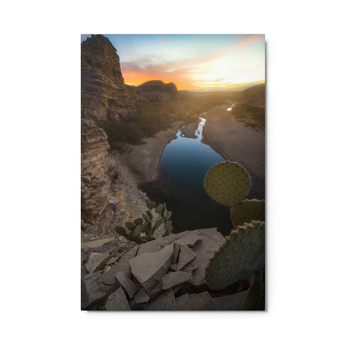 Big Bend Creek Sunset Metal