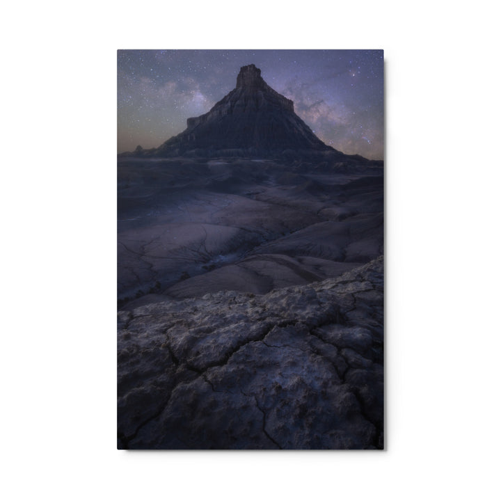 Factory Butte Night Metal