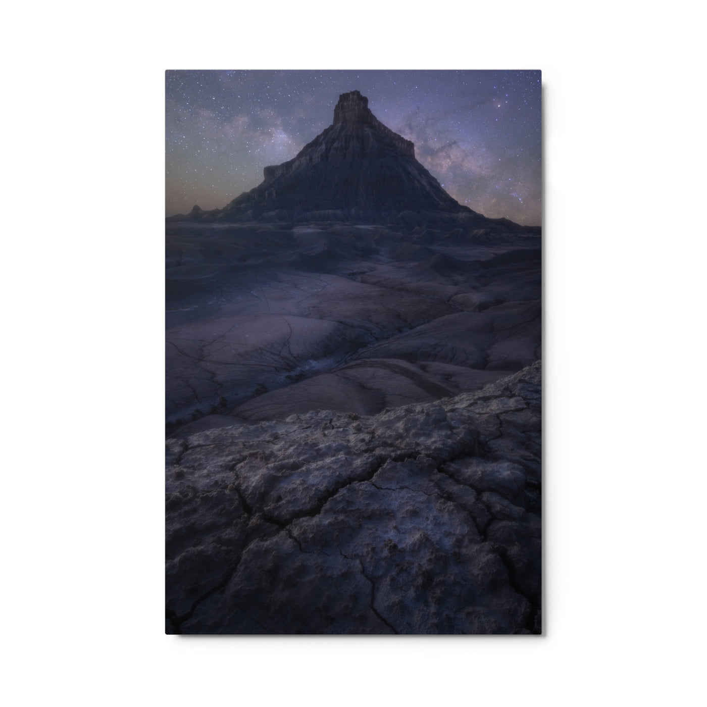 Factory Butte Night Metal