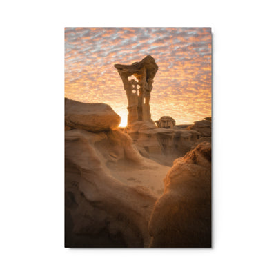 Alien Throne Sunset Metal