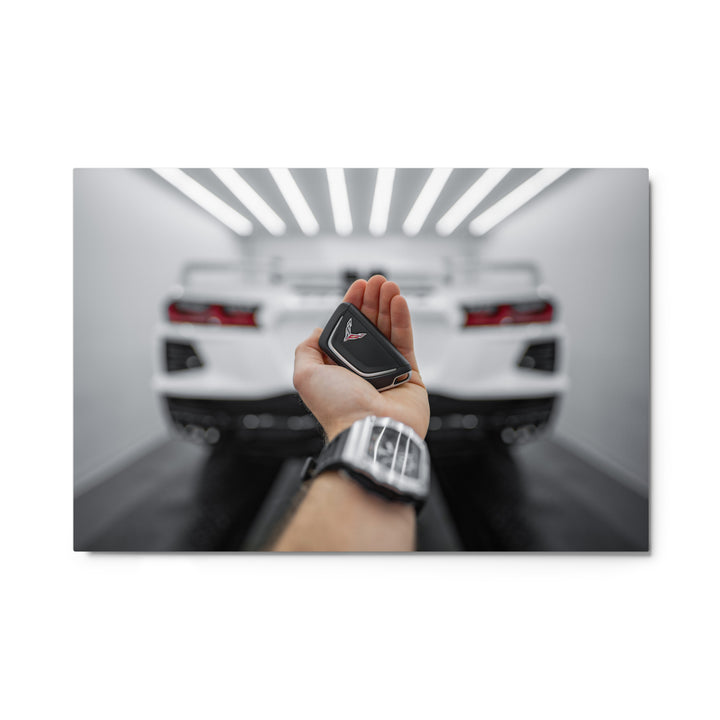 C8 Corvette Key Metal