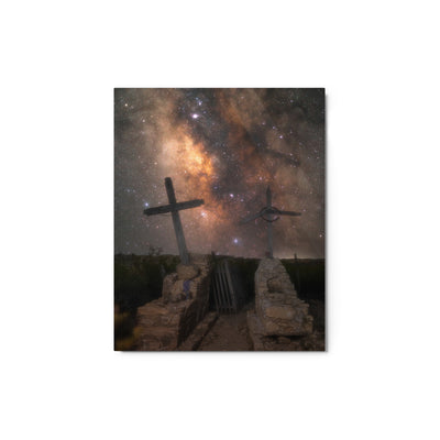 Terlingua Cemetery Milky Way Metal