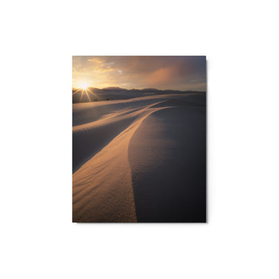 White Sands Sunset Metal