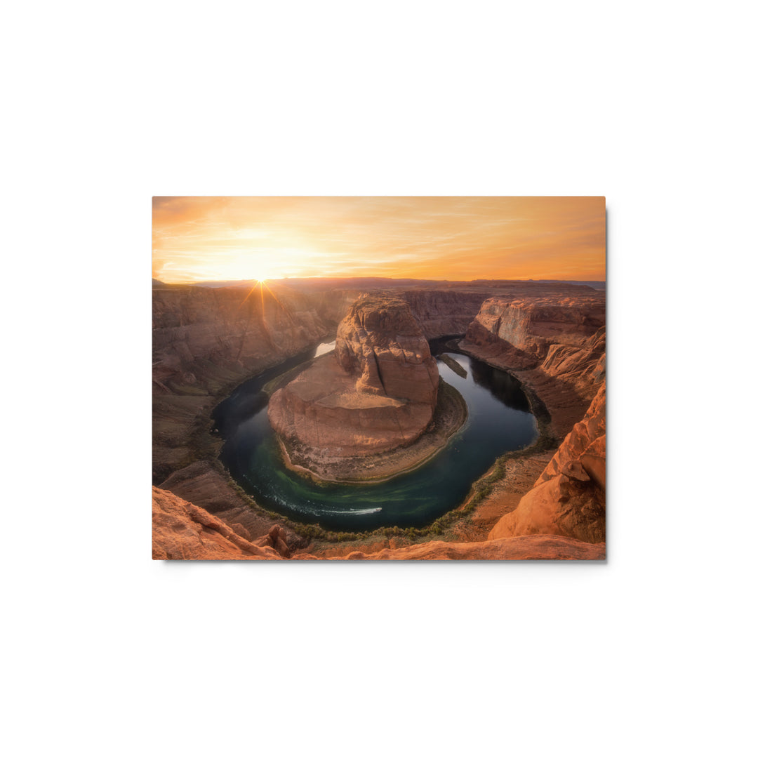 Horseshoe Bend Sunset Metal