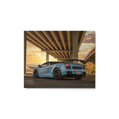 Lamborghini Gallardo Sunset Metal