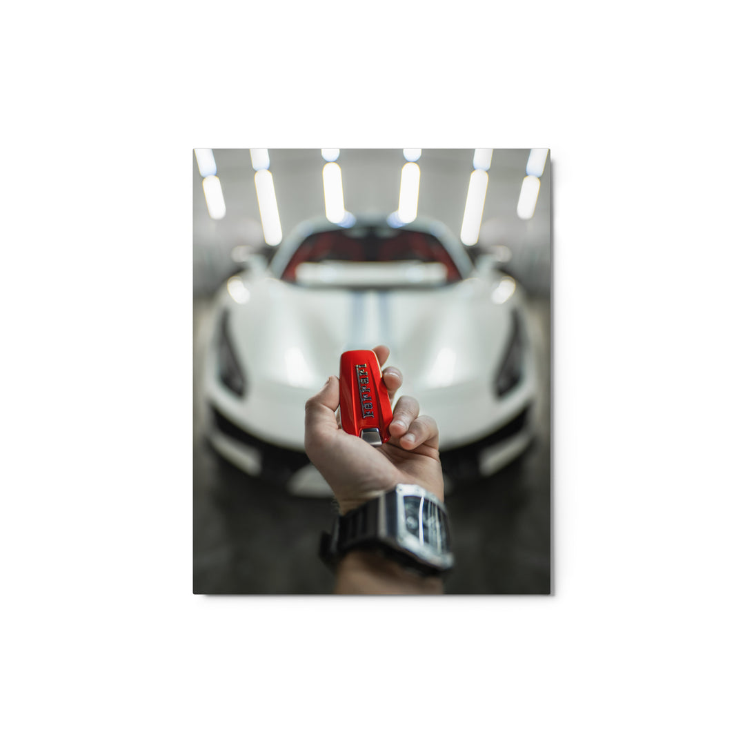 Ferrari 488 Pista Key Metal