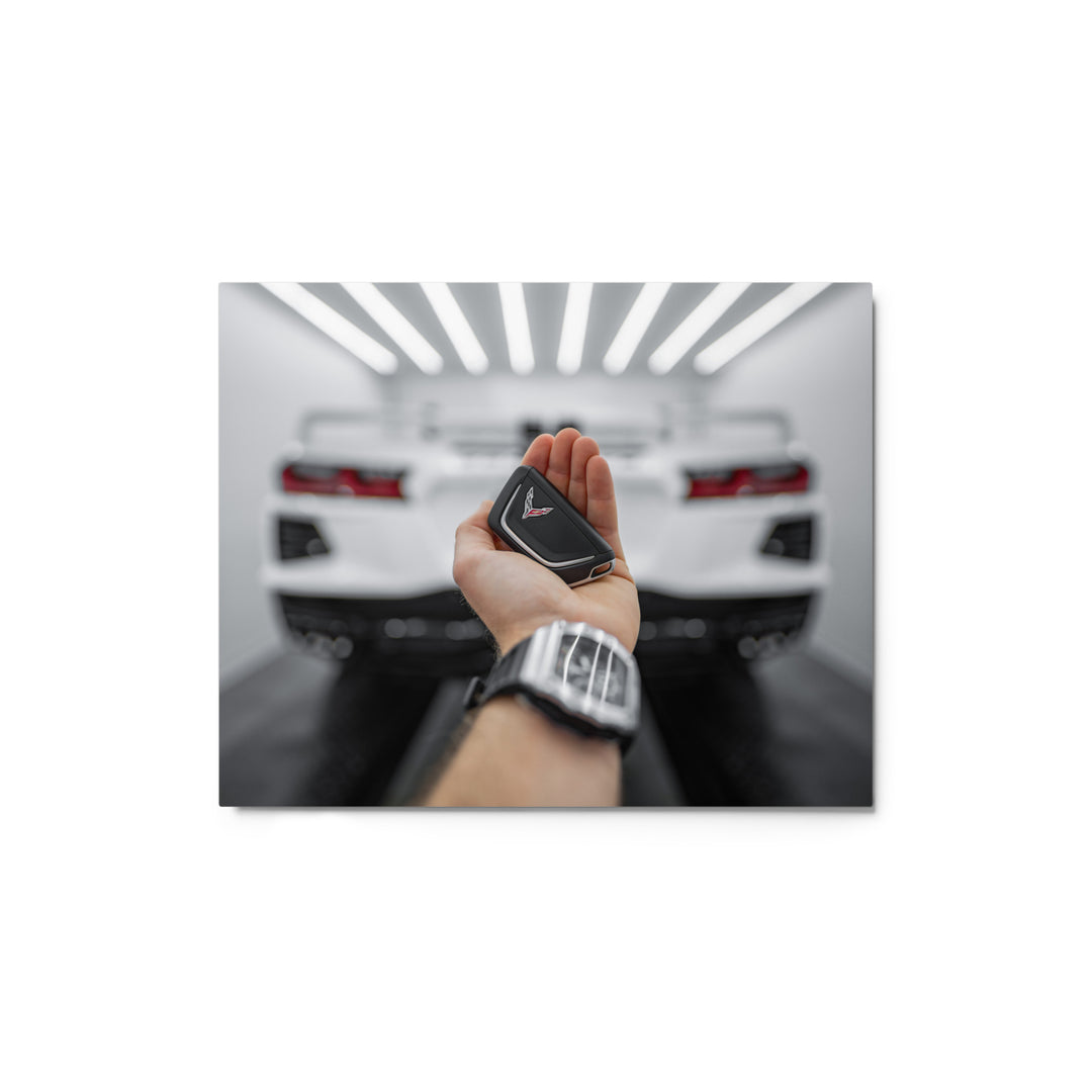 C8 Corvette Key Metal