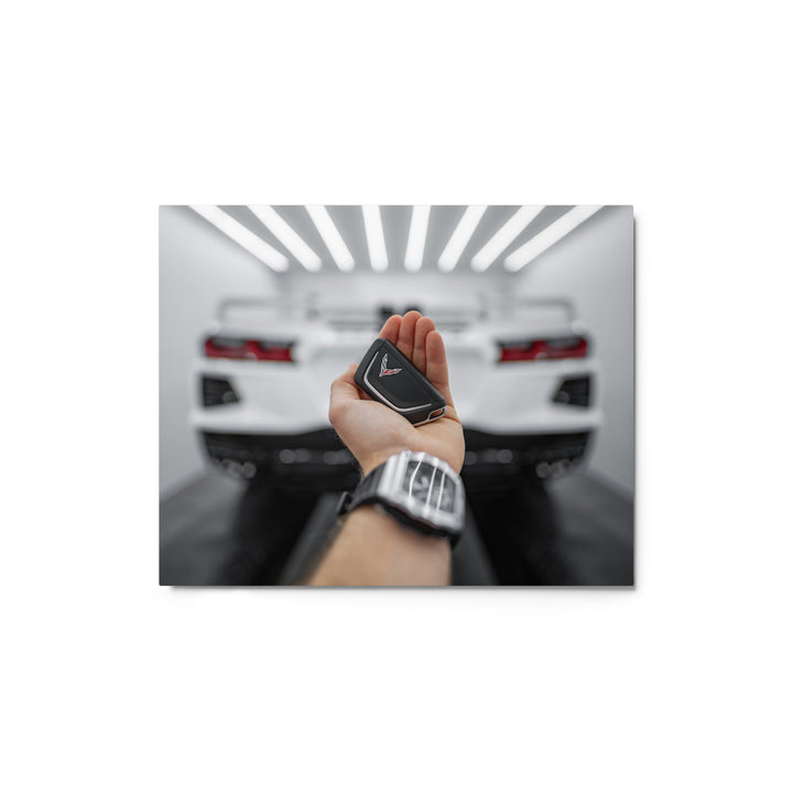 C8 Corvette Key Metal