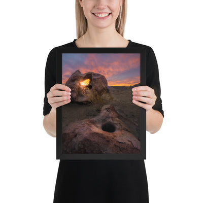 Big Bend Mortar Sunrise Framed Luster