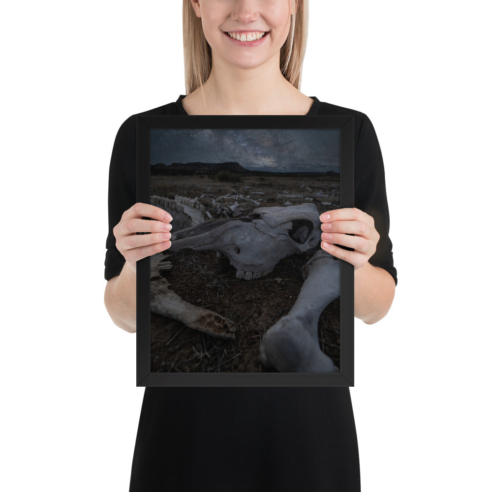 Cattle Graveyard Framed Luster