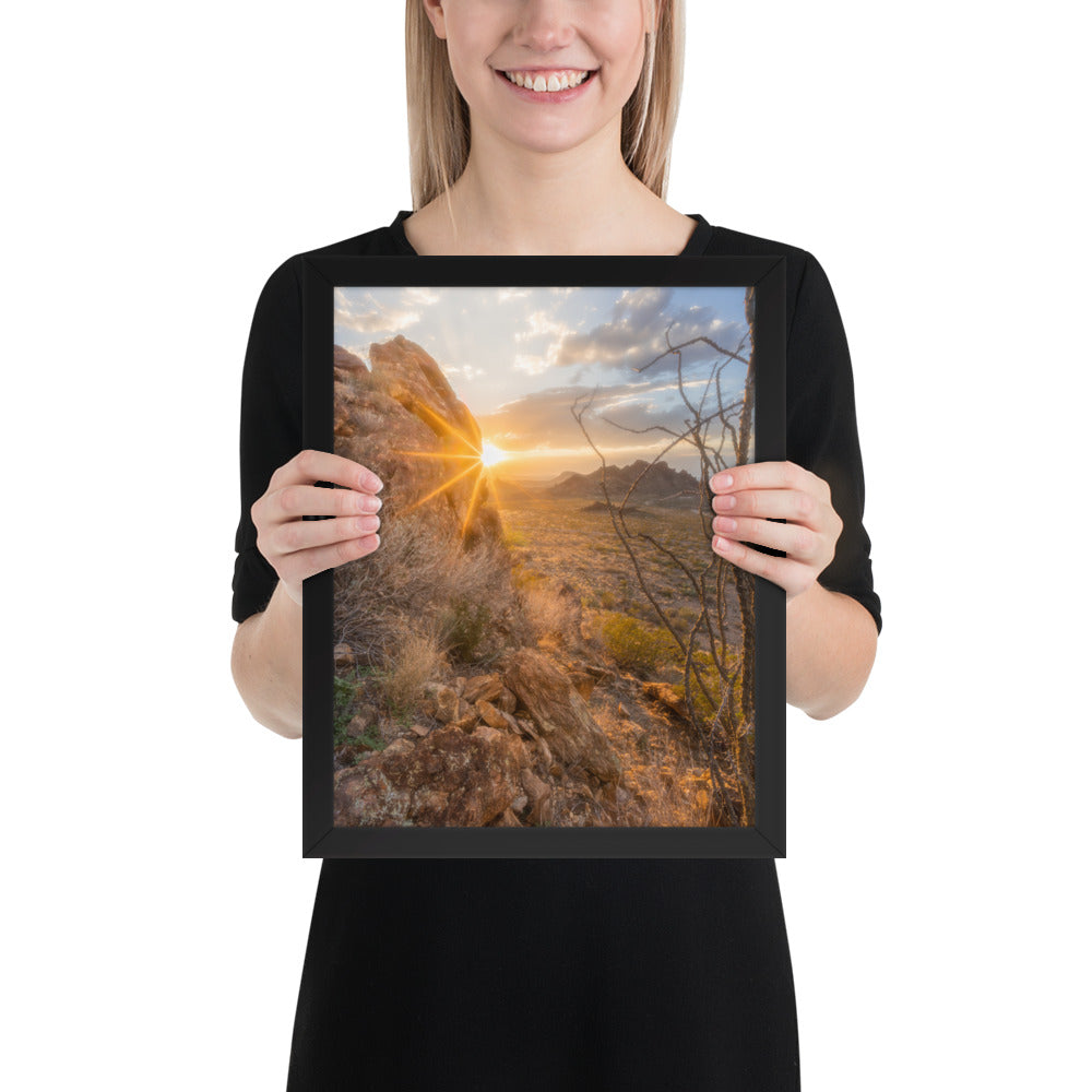 Big Bend Ross Maxwell Framed Luster