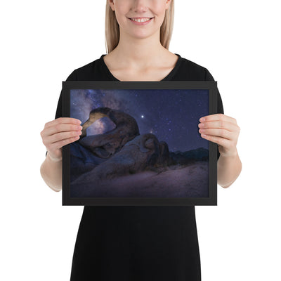 Mobius Arch Night Framed Luster