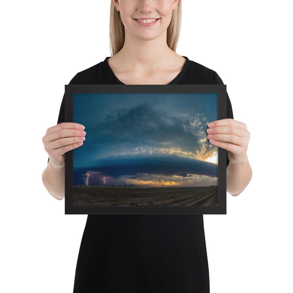 West Texas Spaceship Framed Luster