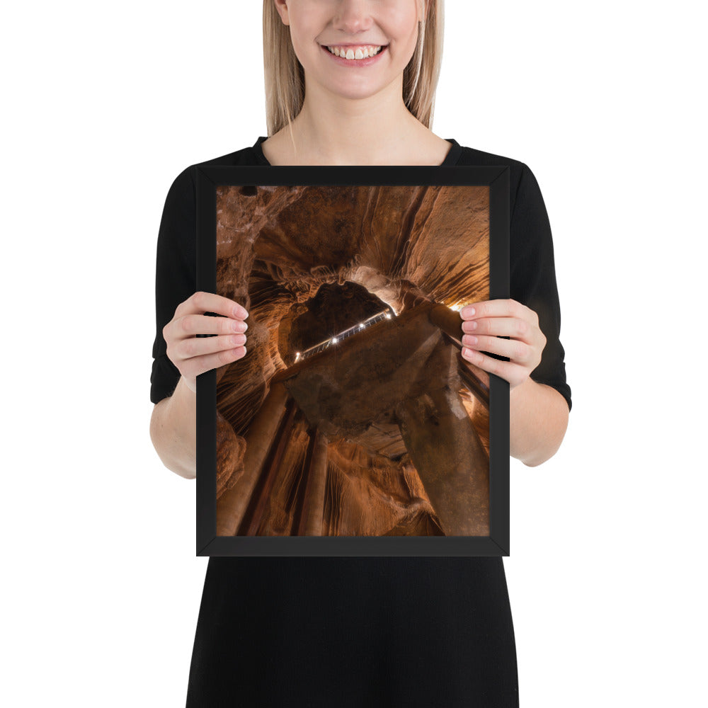 Cave Without a Name Framed Luster