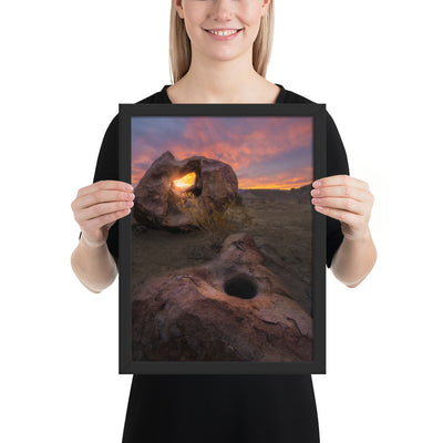 Big Bend Mortar Sunrise Framed Luster