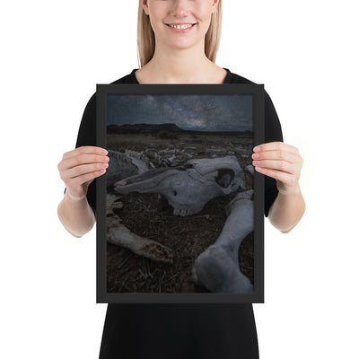Cattle Graveyard Framed Luster