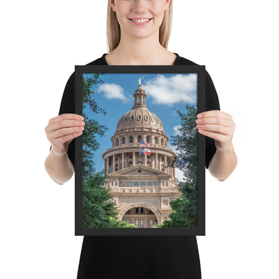 Texas State Capitol Framed Luster