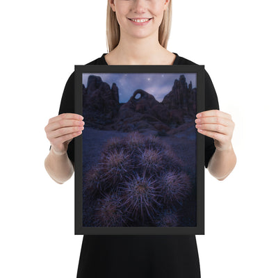 Eye of Alabama Hills Framed Luster