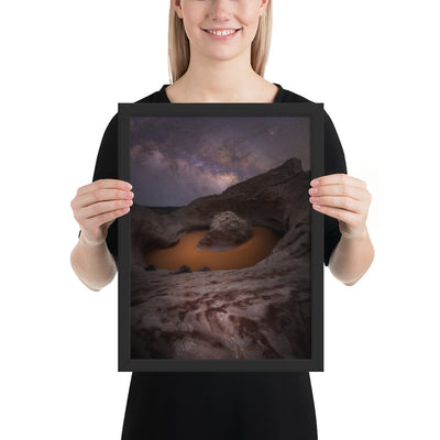 Cosmic Ashtray Night Framed Luster