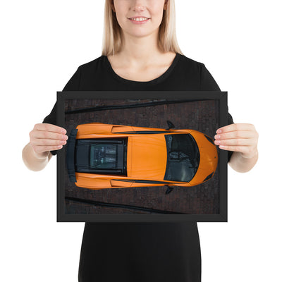 Lamborghini Gallardo Aerial Framed Luster