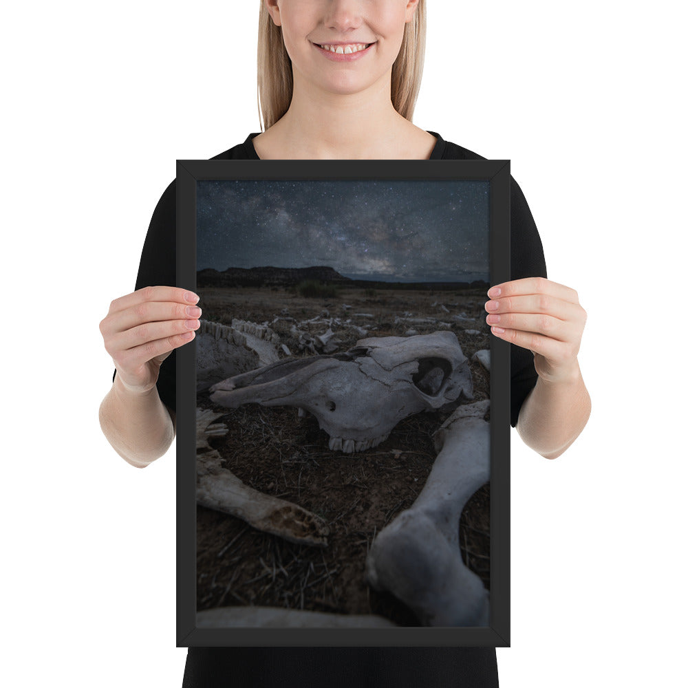 Cattle Graveyard Framed Luster