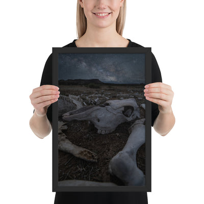 Cattle Graveyard Framed Luster