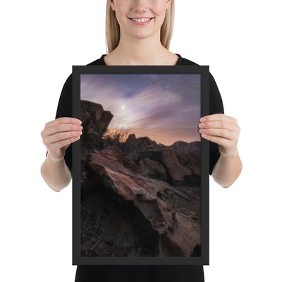 Big Bend Cloudy Twilight Framed Luster