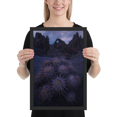Eye of Alabama Hills Framed Luster