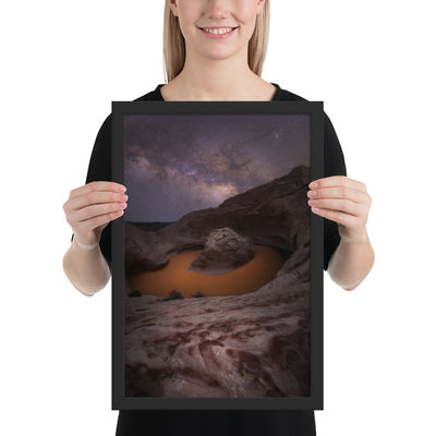 Cosmic Ashtray Night Framed Luster