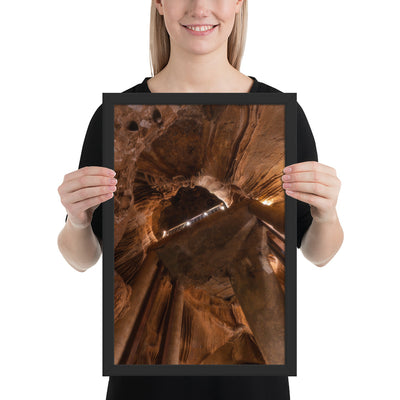 Cave Without a Name Framed Luster