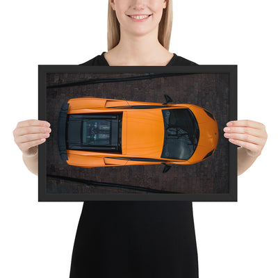 Lamborghini Gallardo Aerial Framed Luster
