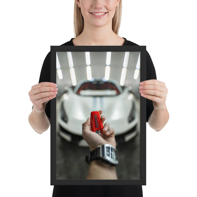 Ferrari 488 Pista Key Framed Luster