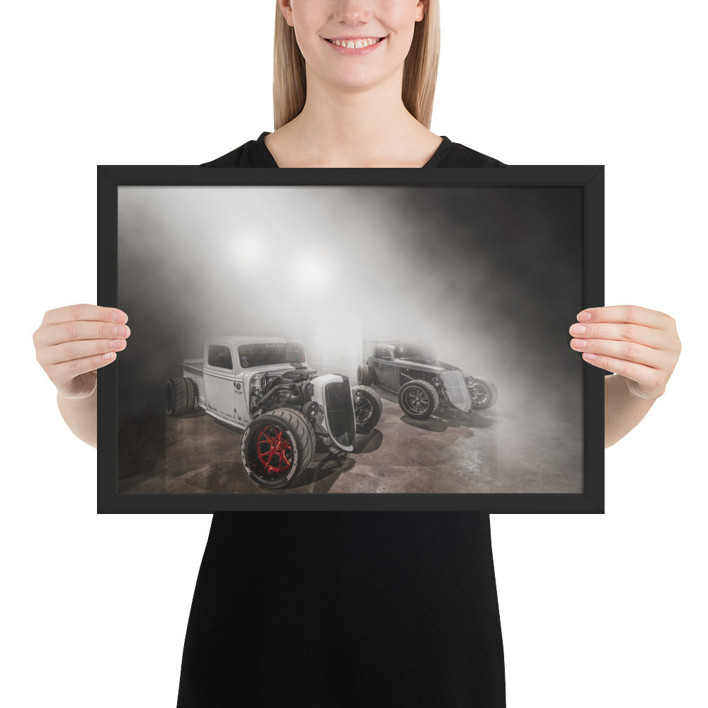 Black Label Ghosts Framed Luster