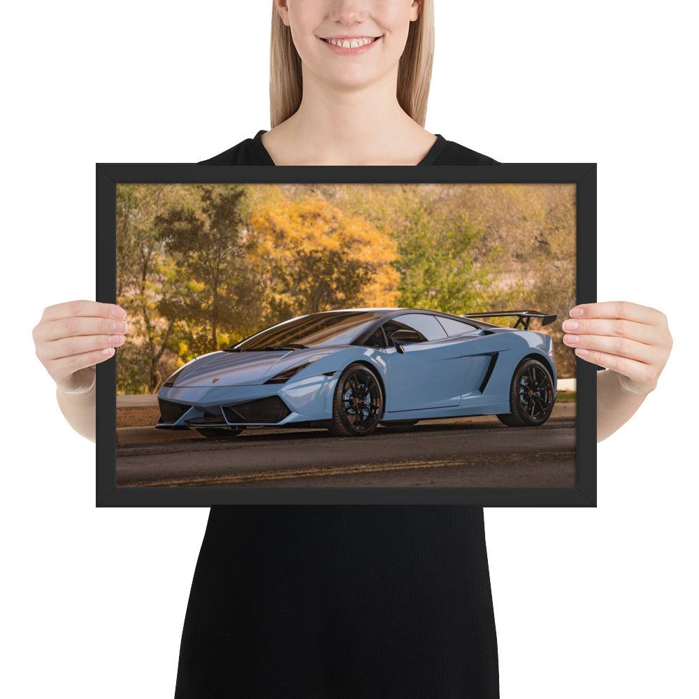 Lamborghini Gallardo Fall Framed Luster